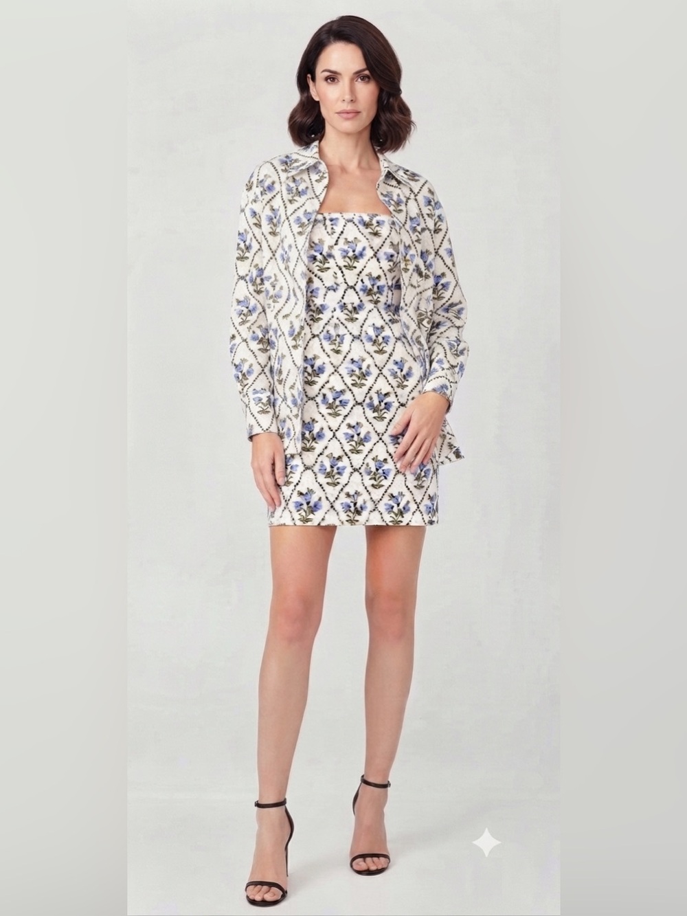 Sam And Jess Womens Floral Jacket Dress